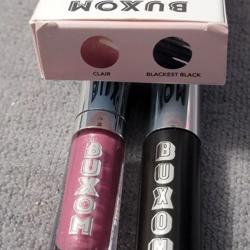 Buxom Lip & Lash Duo: Mile High Lip Gloss in Clair & Mini Mascara